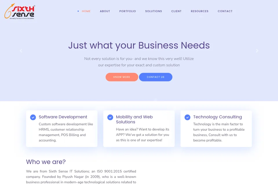 Landing page preview