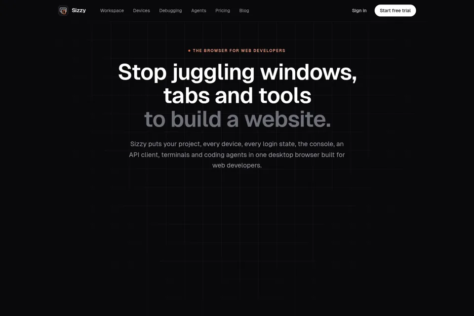 Landing page preview