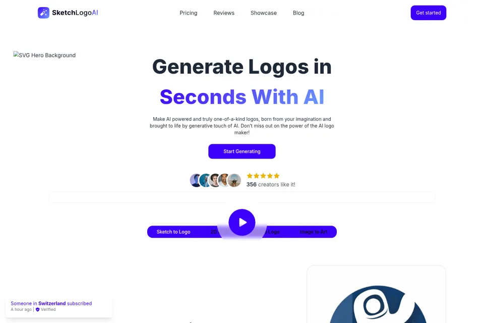 Landing page preview
