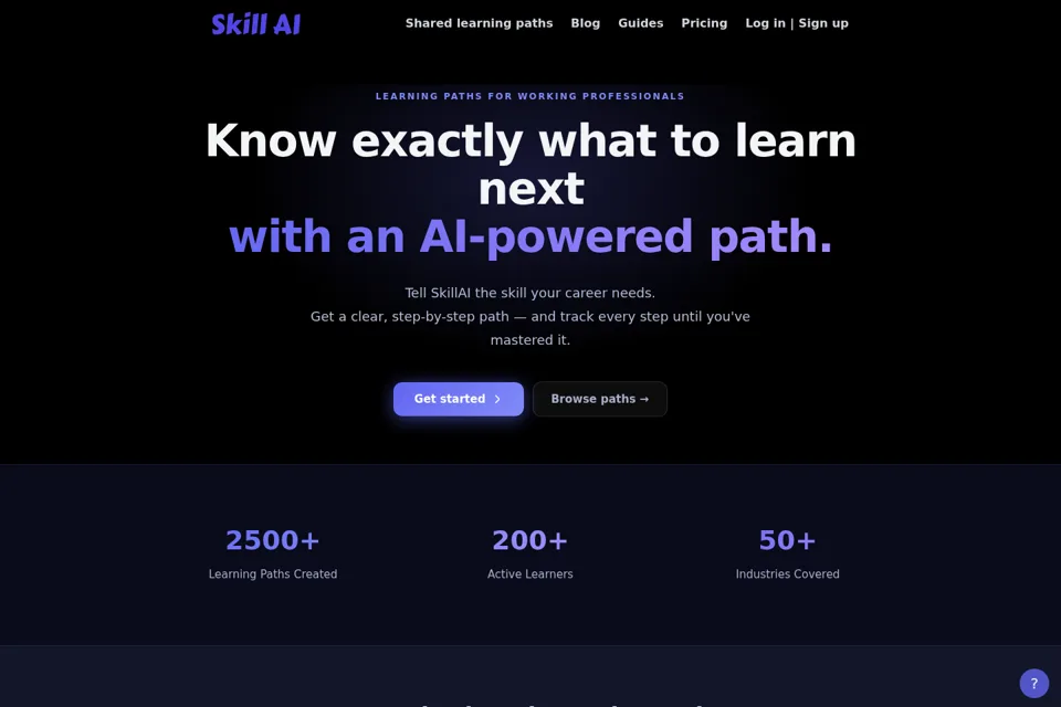 Landing page preview