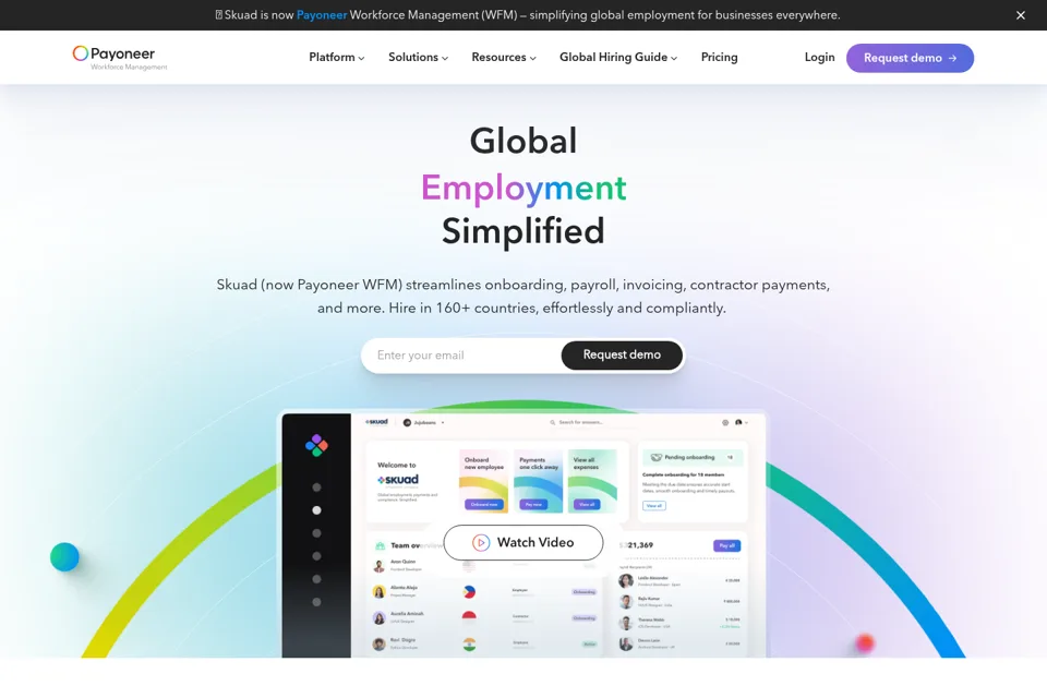 Landing page preview