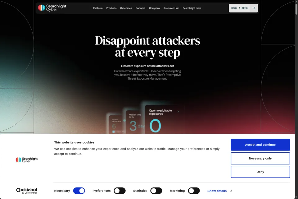 Landing page preview