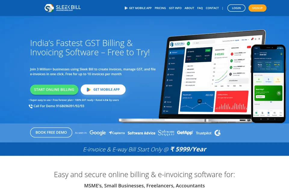 Landing page preview