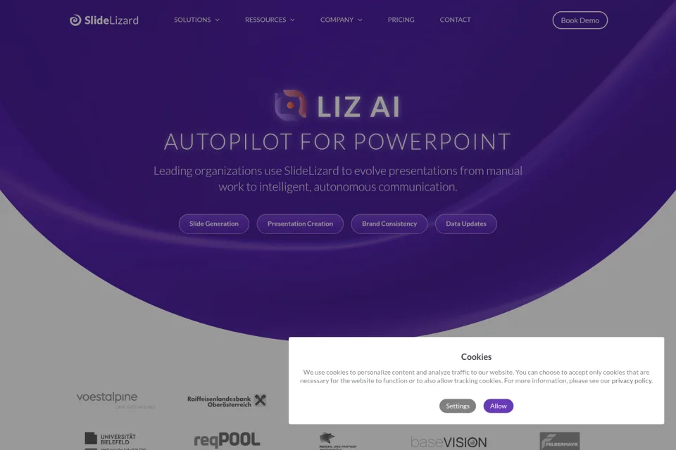 Landing page preview