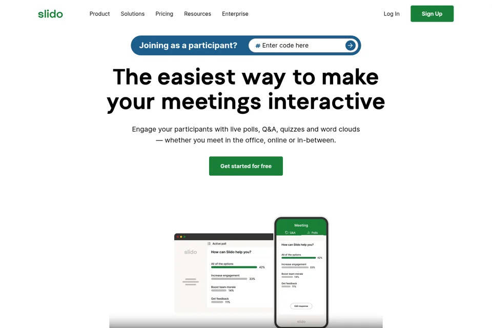 Landing page preview