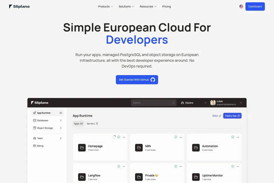 Landing page preview