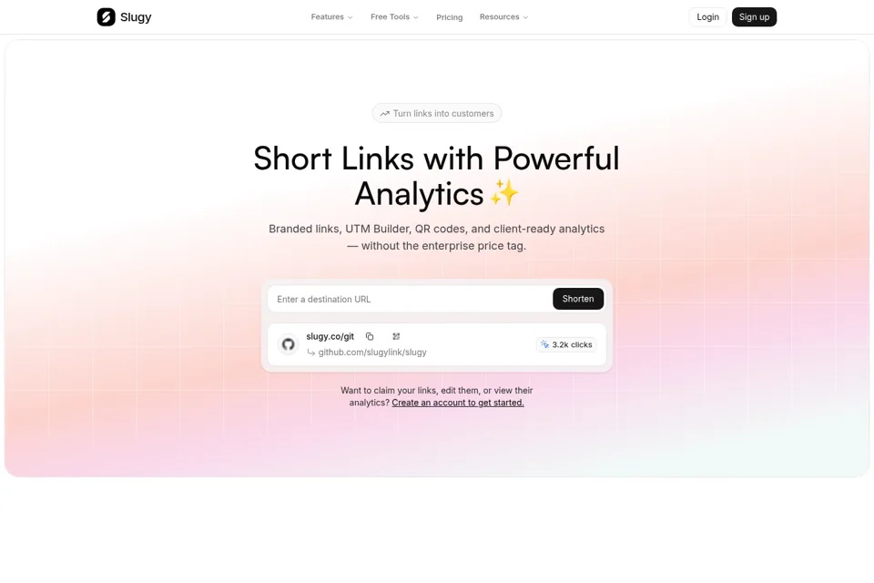Landing page preview