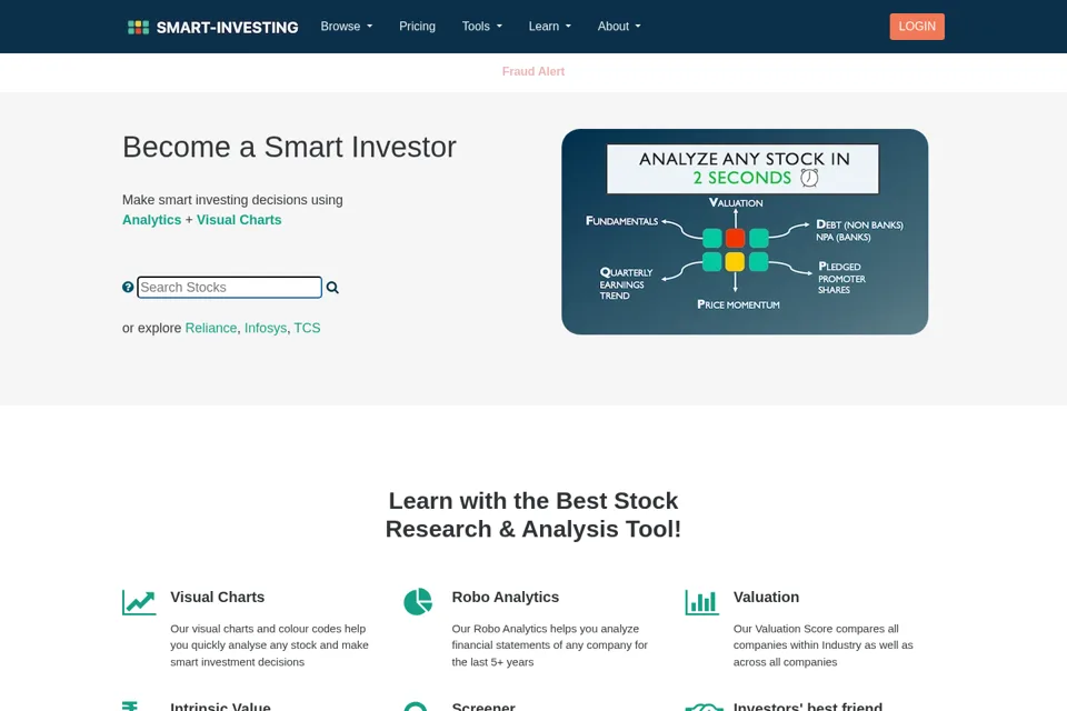 Landing page preview