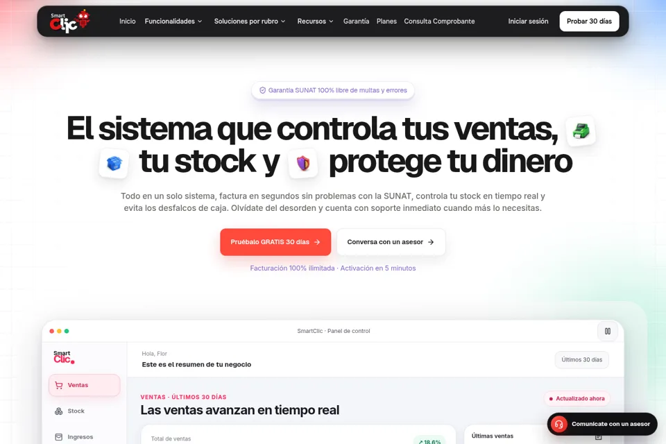 Landing page preview