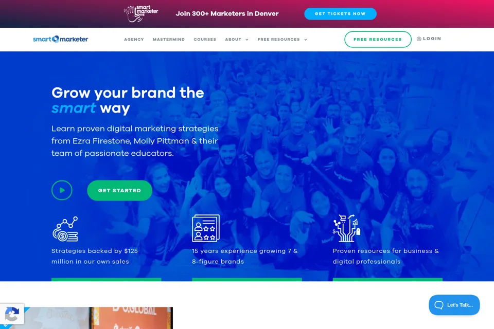 Landing page preview