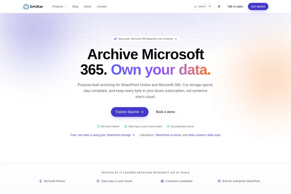 Landing page preview