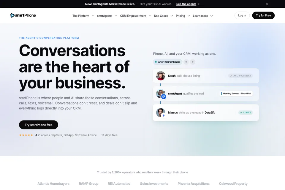 Landing page preview