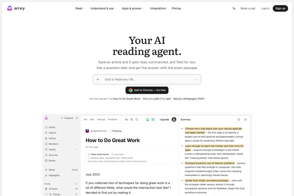 Landing page preview