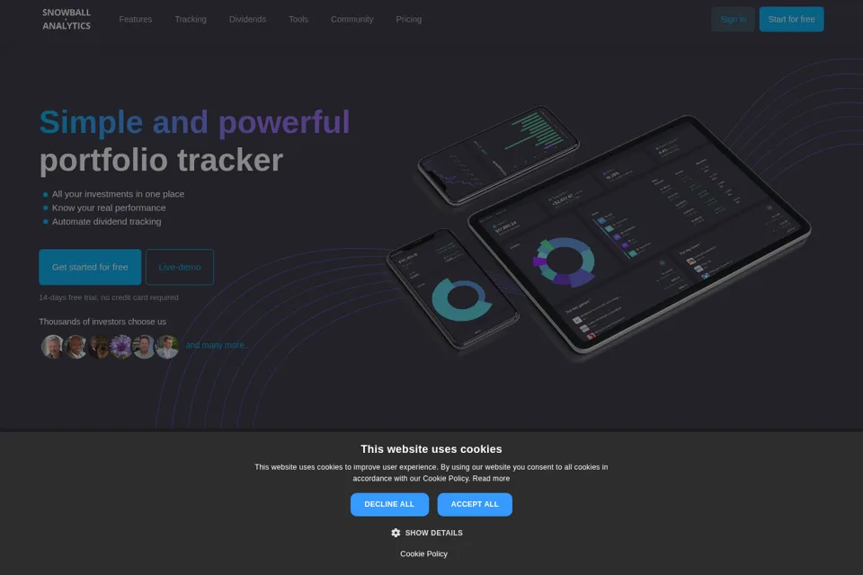 Landing page preview