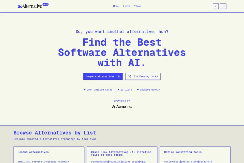 Landing page preview