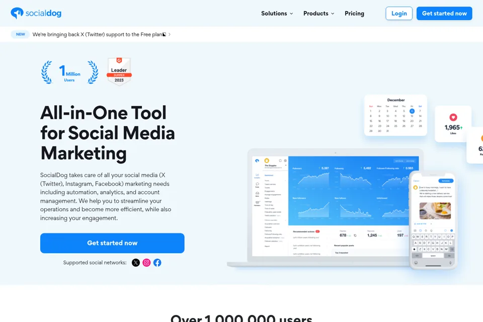 Landing page preview