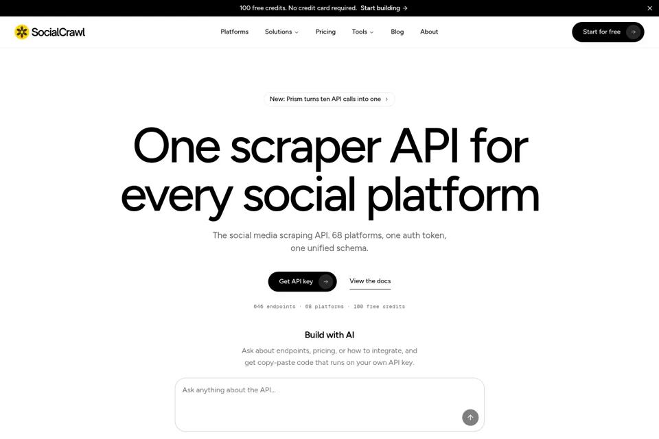 Landing page preview