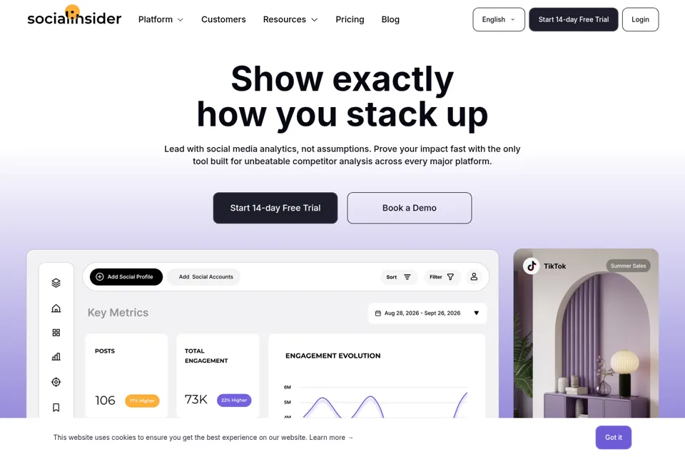 Landing page preview