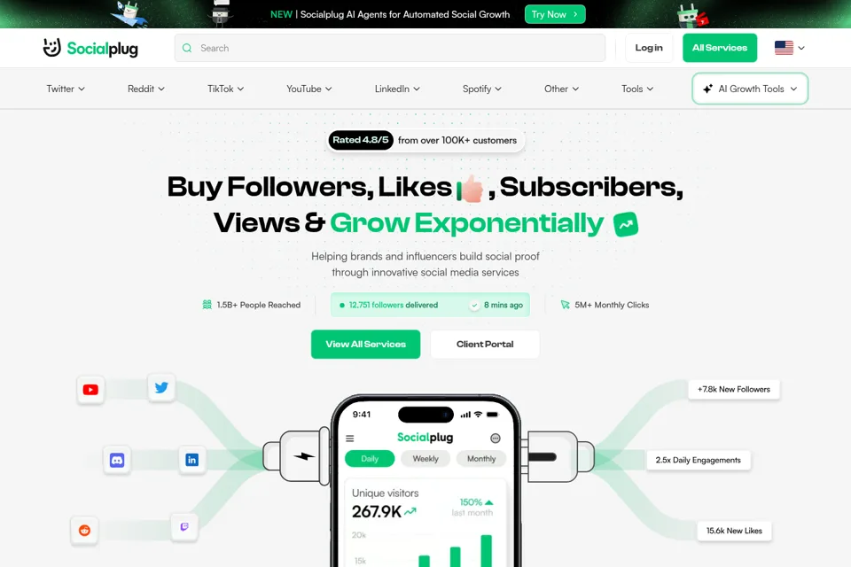 Landing page preview