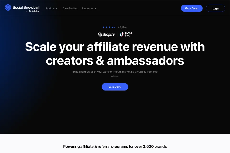 Landing page preview