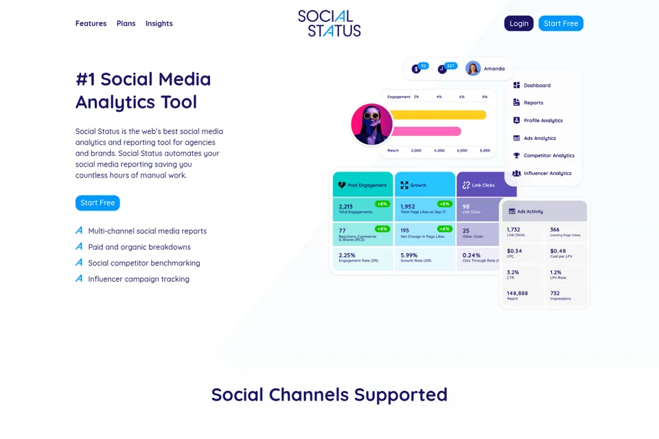 Landing page preview