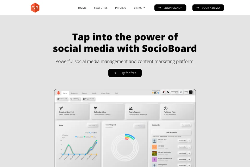 Landing page preview