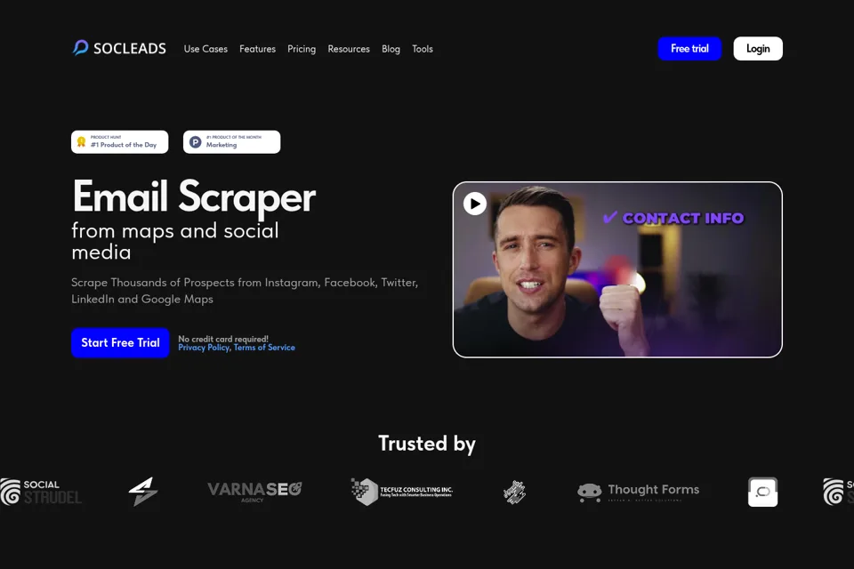 Landing page preview