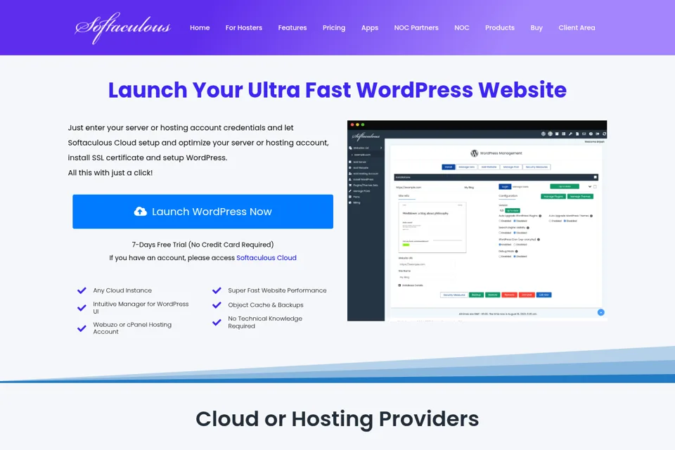 Landing page preview