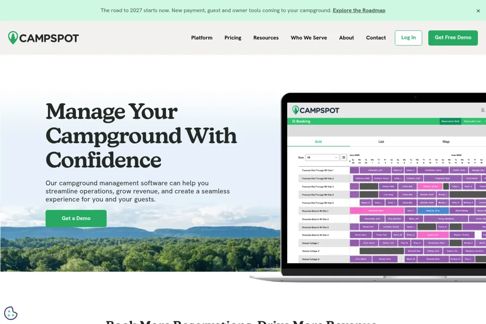 Landing page preview