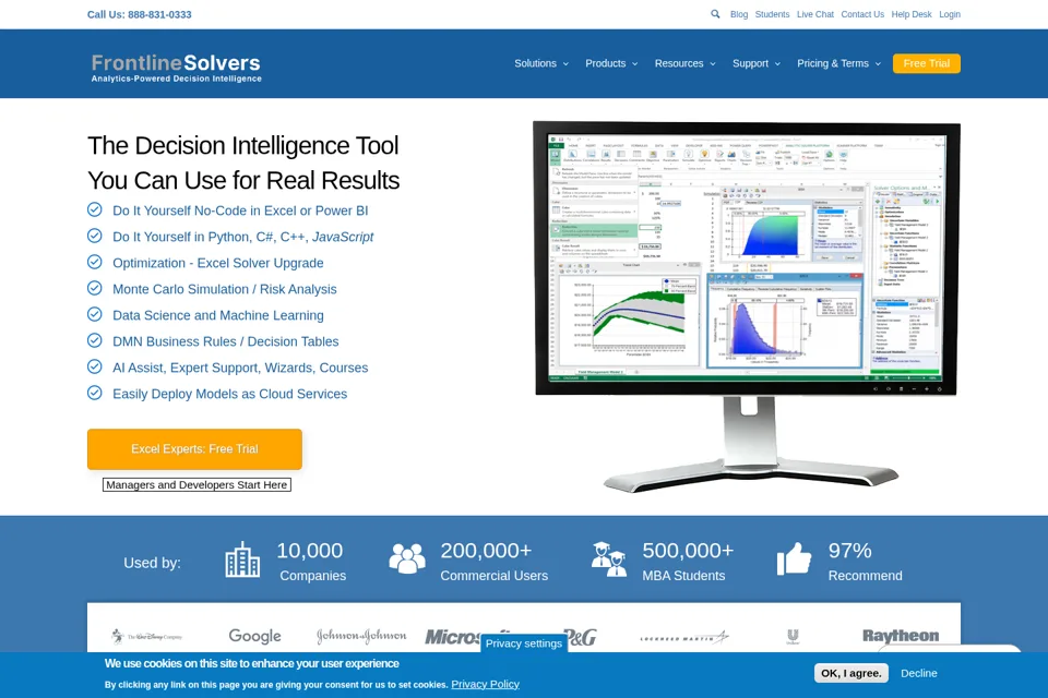 Landing page preview