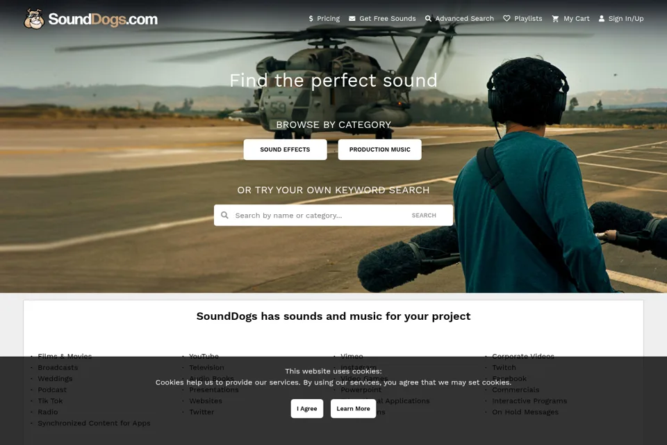 Landing page preview