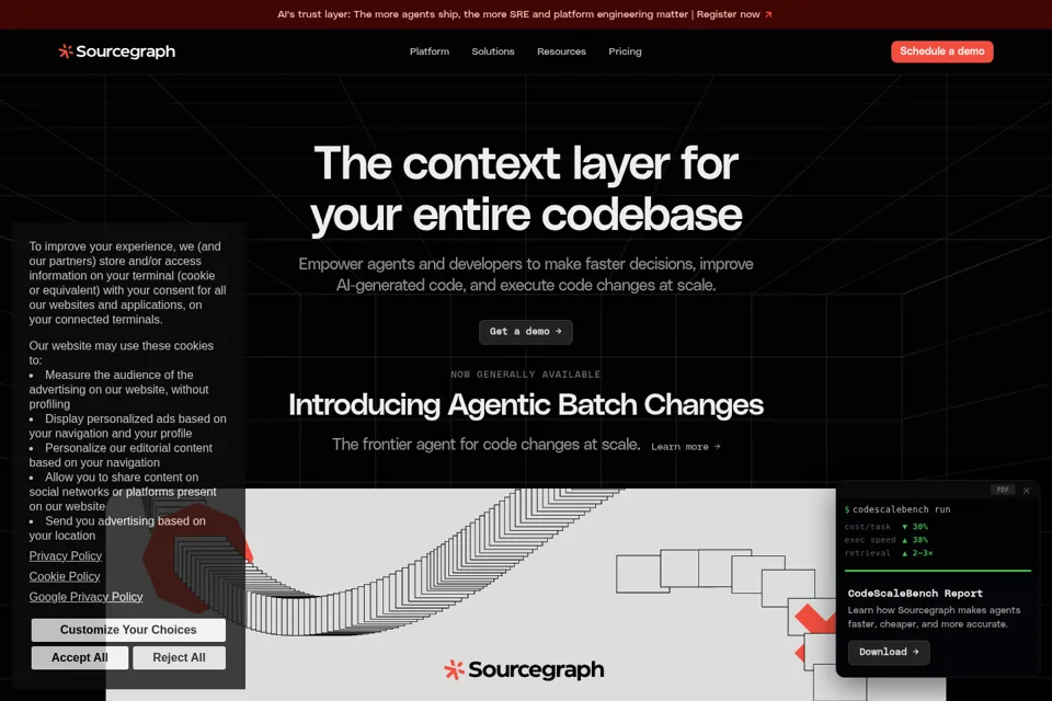 Landing page preview