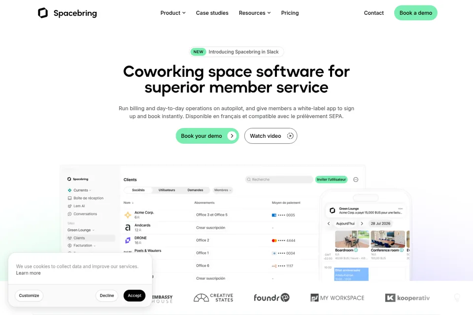 Landing page preview