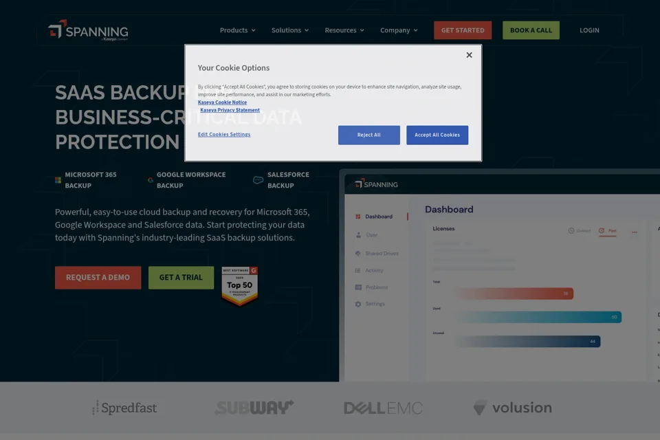 Landing page preview