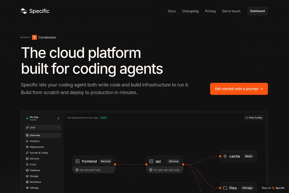 Landing page preview