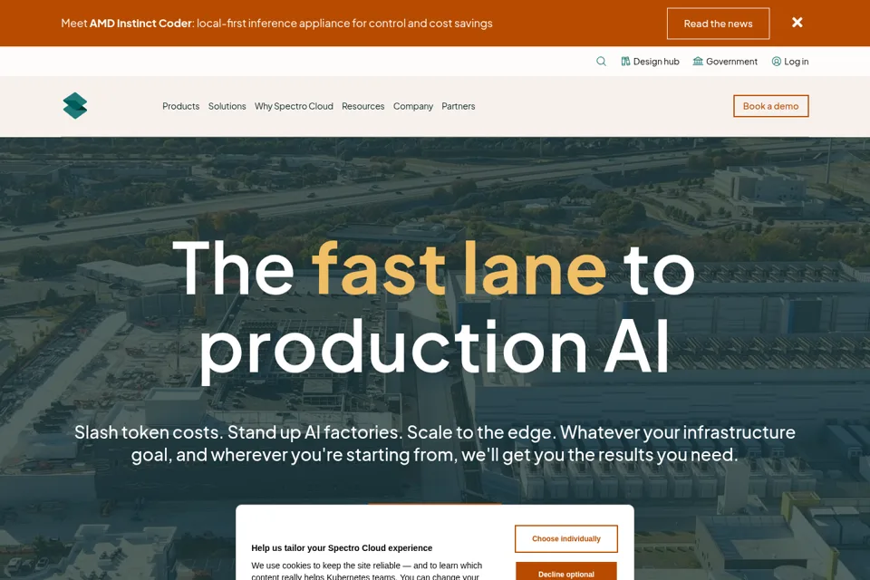 Landing page preview