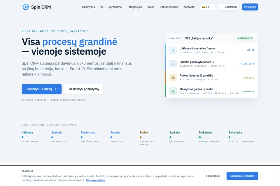 Landing page preview