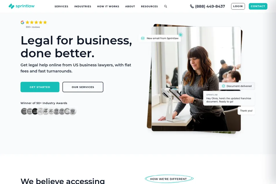 Landing page preview