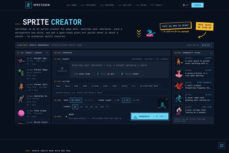 Landing page preview