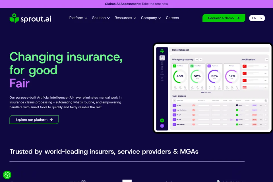 Landing page preview