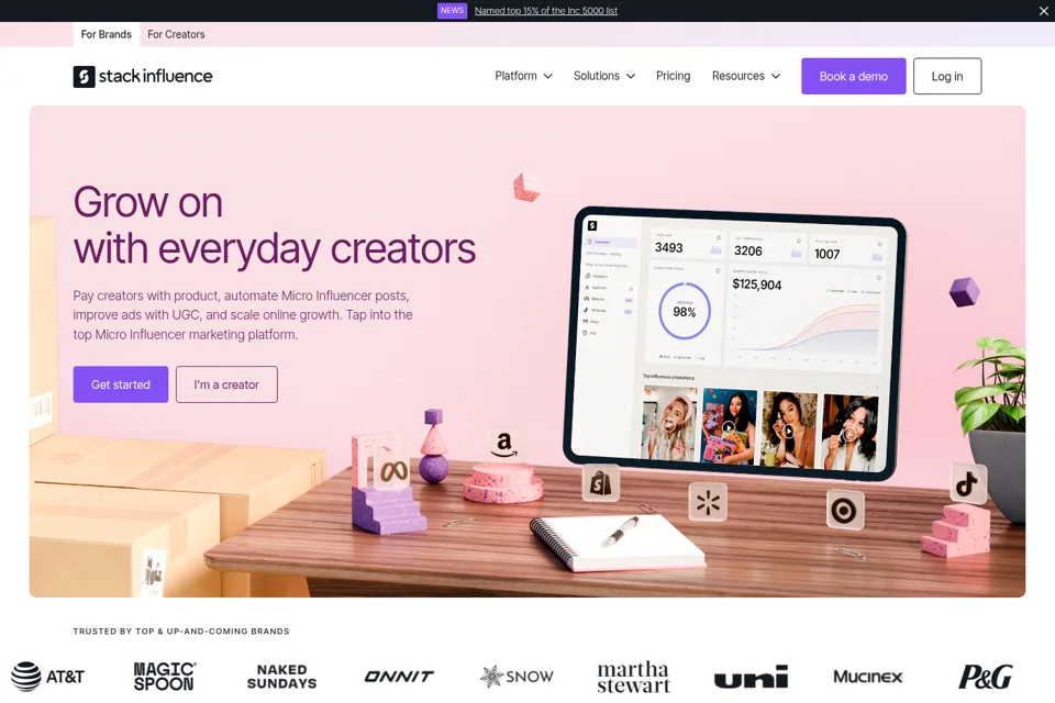 Landing page preview
