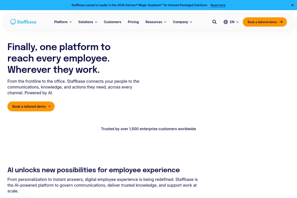 Landing page preview