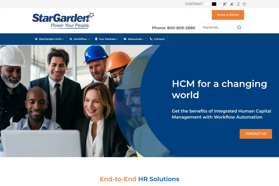 Landing page preview