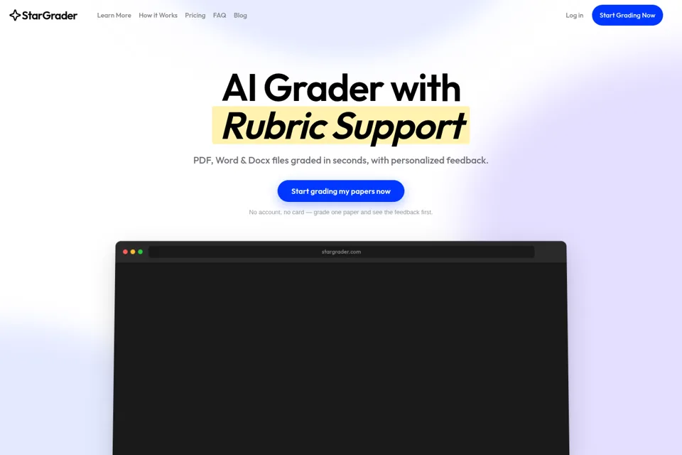 Landing page preview