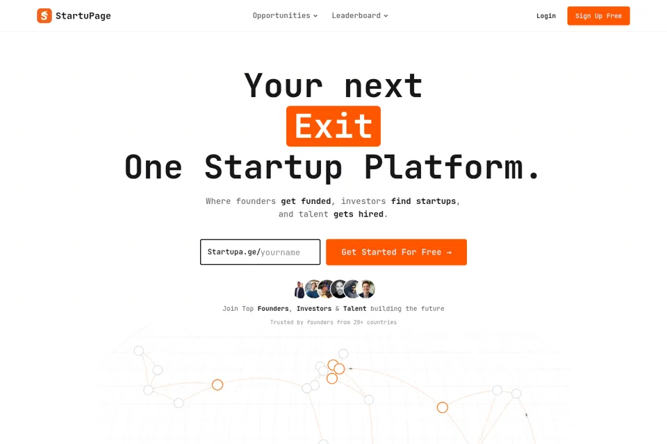 Landing page preview