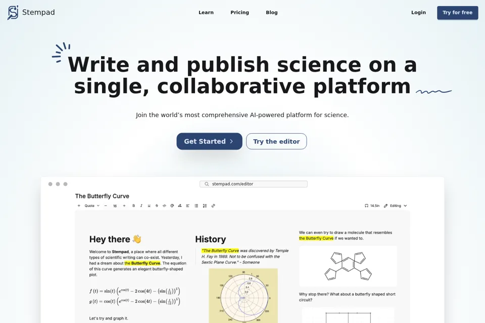 Landing page preview