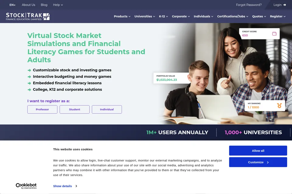 Landing page preview