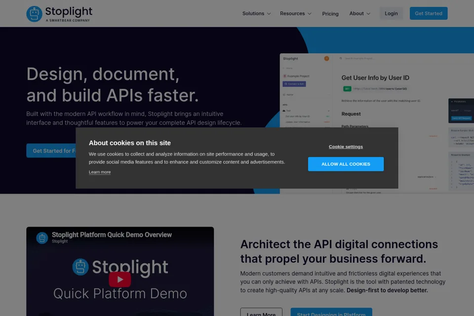 Landing page preview