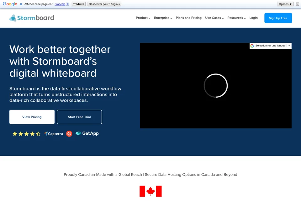 Landing page preview