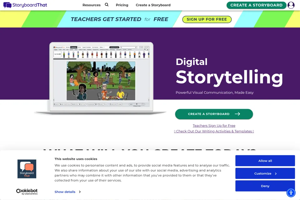 Landing page preview